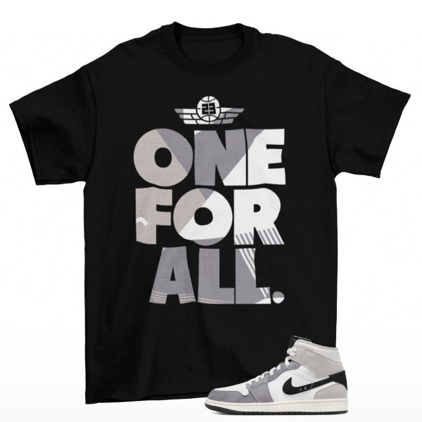 One For All Shirt to Match Jordan 1 Mid Craft Tech Grey Jezsport.com