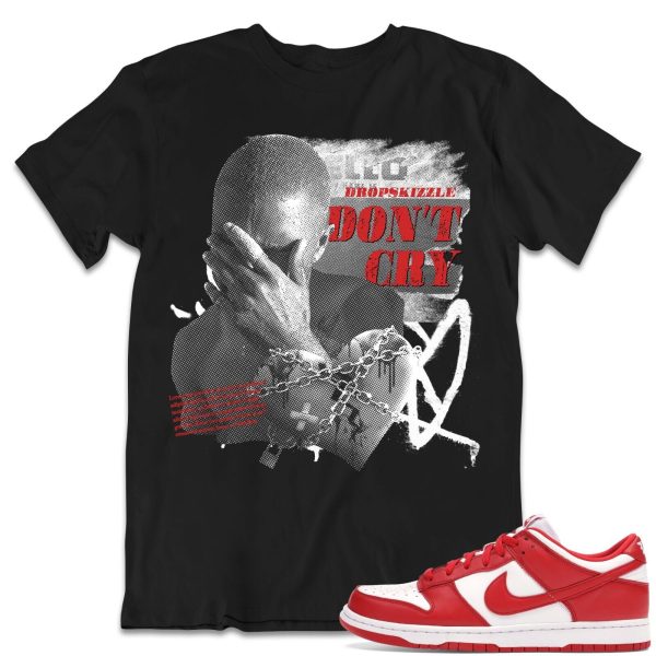 Shirt to Match Dunk University Red Sneaker- Don't Cry Grunge Jezsport.com