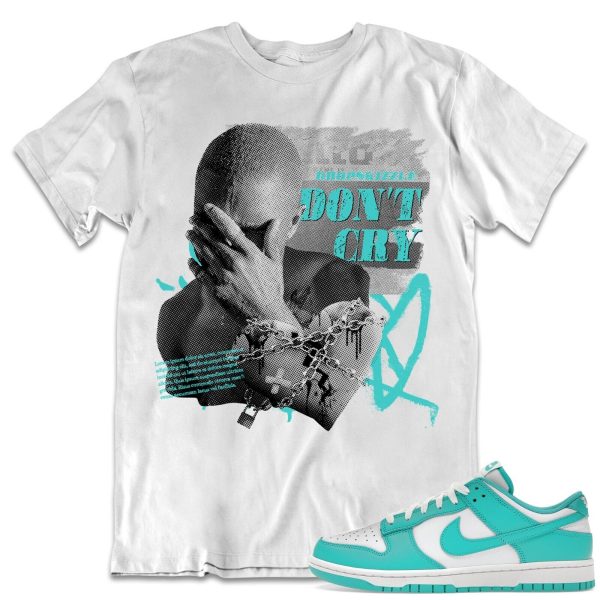 Shirt to Match Dunk Low Clear Jade Sneaker- Don't Cry Grunge Jezsport.com