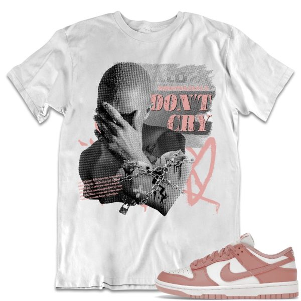 Shirt to Match Dunk Low Rose Whisper Sneaker- Don't Cry Grunge Jezsport.com