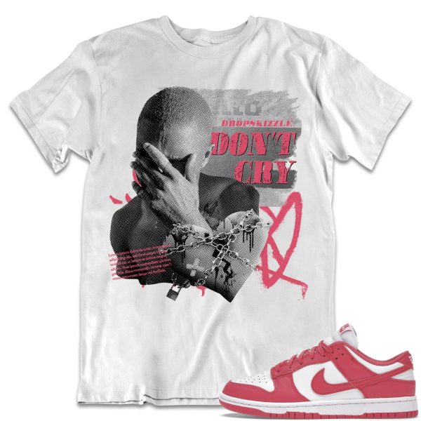 Shirt to Match Dunk Low Archeo Pink Sneaker- Don't Cry Grunge Jezsport.com