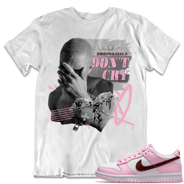 Shirt to Match Dunk Low Pink Foam Sneaker- Don't Cry Grunge Jezsport.com