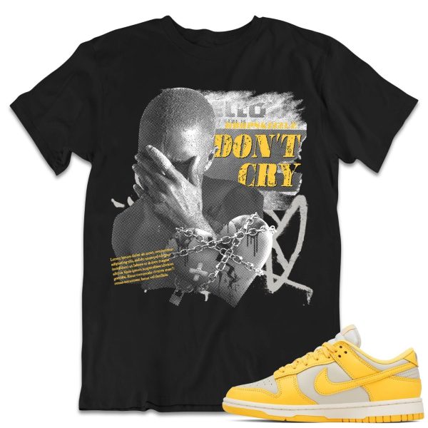 Shirt to Match Dunk Low Citron Pulse Sneaker- Don't Cry Grunge Jezsport.com