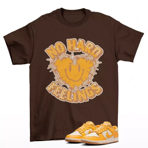 Feelings Shirt Brown to Match Dunk Low University Gold HF4867-739 Jezsport.com