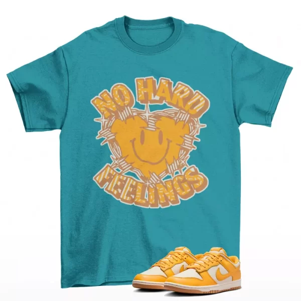 Feelings Shirt Aqua to Match Dunk Low University Gold HF4867-739 Jezsport.com