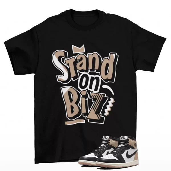 Strictly Biz Shirt to Match Jordan 1 Retro High OG Latte FD2596-021 Jezsport.com