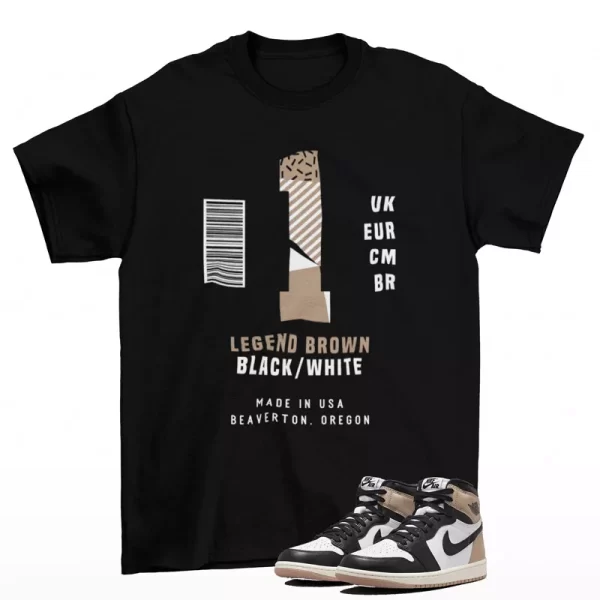 Vibes Shirt to Match Jordan 1 Retro High OG Latte FD2596-021 Jezsport.com