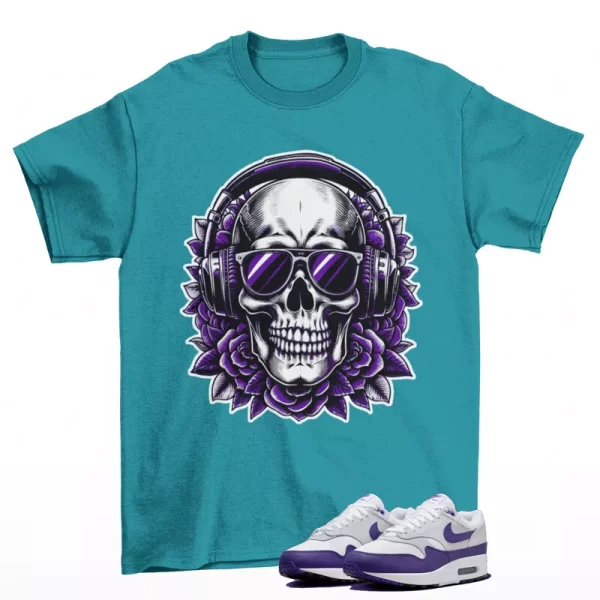 Deadstock Sneakers Shirt Teal to Match Air Max 1 Field Purple DZ4549-101 Jezsport.com