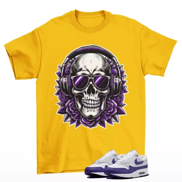 Deadstock Sneakers Shirt Yellow to Match Air Max 1 Field Purple DZ4549-101 Jezsport.com