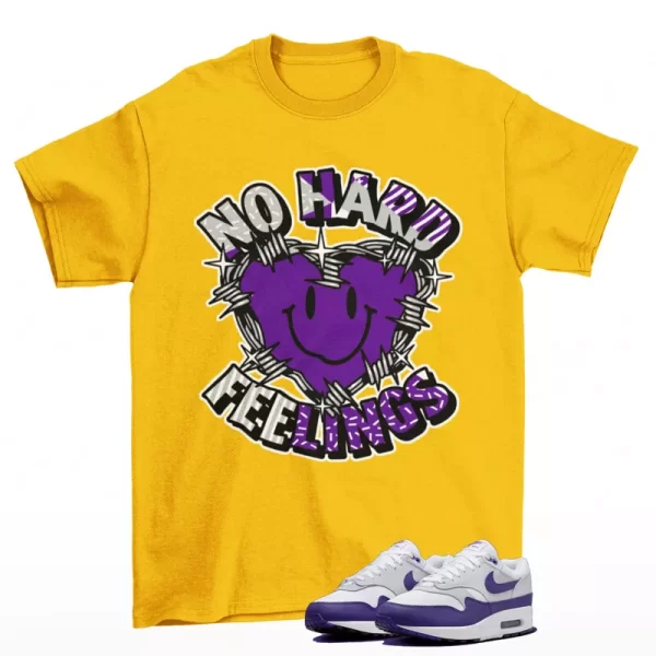 Feelings Sneakers Shirt Yellow to Match Air Max 1 Field Purple DZ4549-101 Jezsport.com