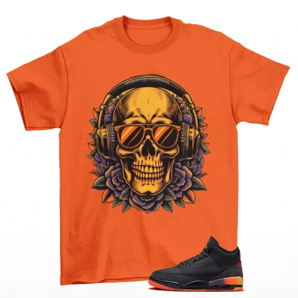 Deadstock Shirt Orange to Match Jordan 3 Retro J Balvin Rio FN0344-001 Jezsport.com