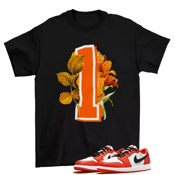 Floral 1 Starfish Shirt to Match Air Jordan 1 Low OG Starfish CZ0790 801 Jezsport.com