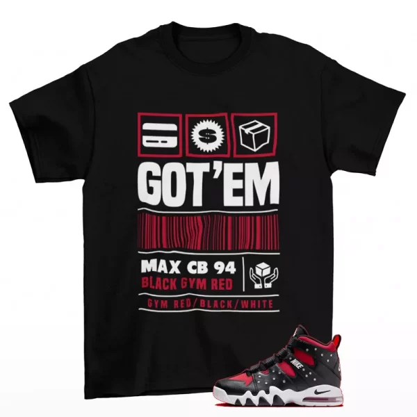 Copped Sneaker Shirt Black to Match Air Max 2 CB '94 FN6248-001 Jezsport.com