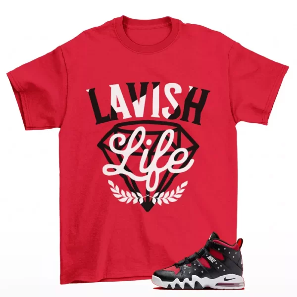 Lavish Sneaker Shirt Red to Match Air Max 2 CB '94 FN6248-001 Jezsport.com