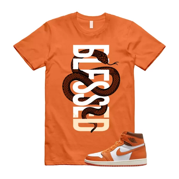 SNAKEBLS T Shirt to match Jordan 1 High OG Starfish Cacao Orange Sail Star Fish Jezsport.com