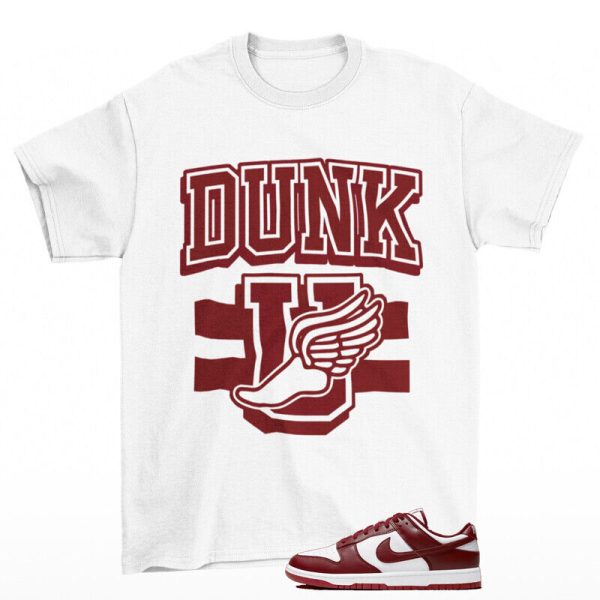 Dunk University Shirt to Match Dunk Low Team Red DD1391-601