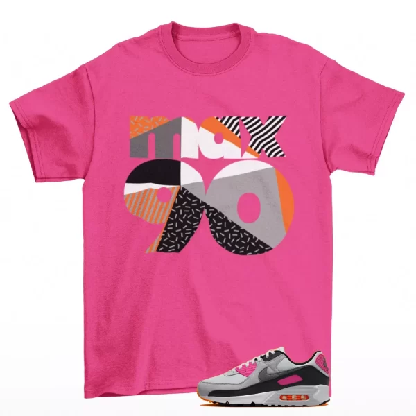 Classic 1990 Shirt Pink to Match Air Max 90 Dunkin Donuts FN6958-003 Jezsport.com