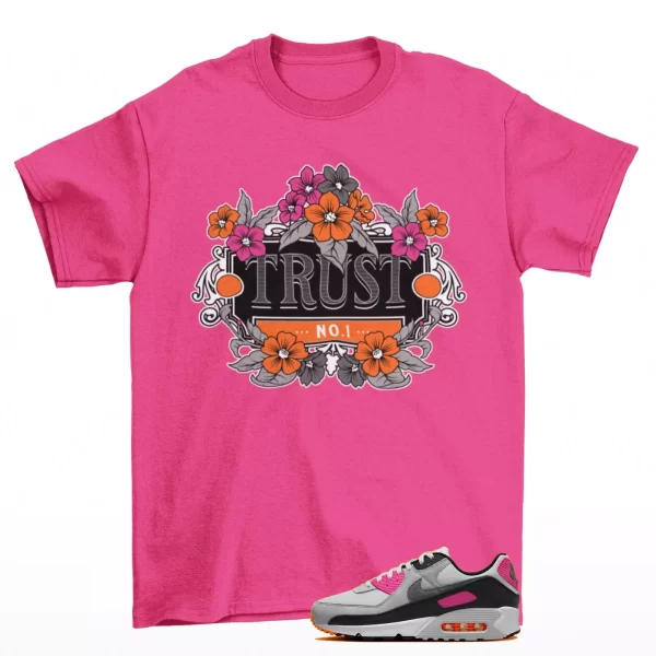 Trust Sneaker Shirt Pink to Match Air Max 90 Dunkin Donuts FN6958-003 Jezsport.com