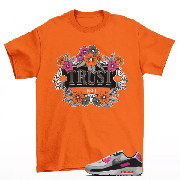 Trust Sneaker Shirt Orange to Match Air Max 90 Dunkin Donuts FN6958-003 Jezsport.com