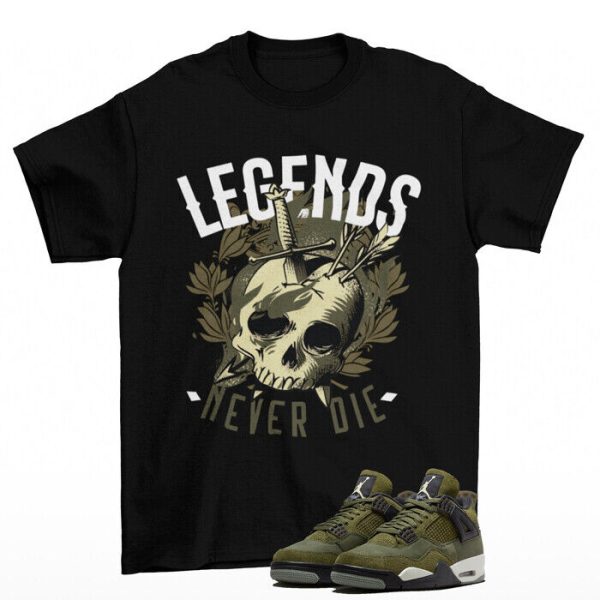 Legendary Shirt to Match Jordan 4 Craft Medium Olive Jezsport.com