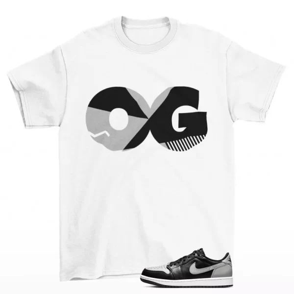 Sneaker OG Shirt White to Match Jordan 1 Low OG Shadow CZ0790-003 Jezsport.com