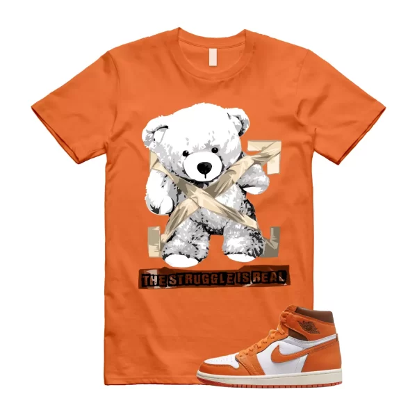 STRUG T Shirt to match Jordan 1 High OG Starfish Cacao Orange Sail Star Fish Jezsport.com