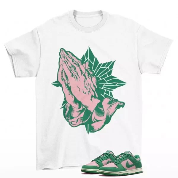 Blessed Sneaker Shirt to Match Dunk Low Soft Pink Malachite FZ0549-600 Jezsport.com