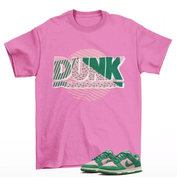 Sunset Shirt Pink to Match Dunk Low Medium Soft Pink Malachite FZ0549-600 Jezsport.com