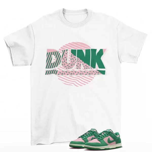 Sunset Shirt to Match Dunk Low Medium Soft Pink Malachite FZ0549-600 Jezsport.com