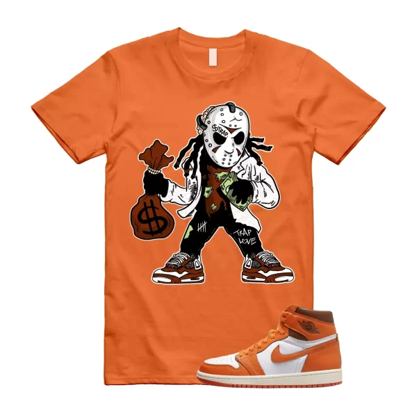 JASON T Shirt to match Jordan 1 High OG Starfish Cacao Orange Sail Star Fish Jezsport.com