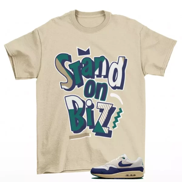 Strictly Biz Sneaker Shirt to Match Air Max 1 Athletic Department FQ8048-133 Jezsport.com