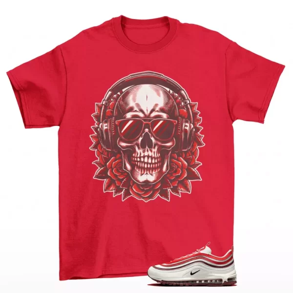 Deadstock Sneaker Shirt Red to Match Air Max 97 Dragon Red FN6957-101 Jezsport.com