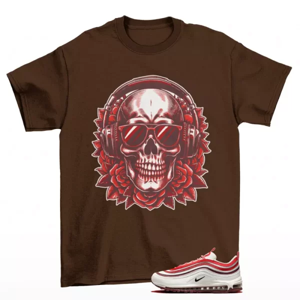 Deadstock Shirt Brown to Match Air Max 97 Dragon Red FN6957-101 Jezsport.com