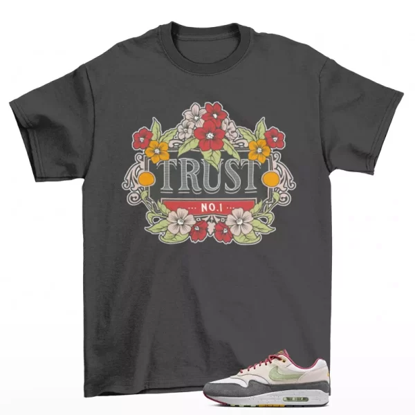 Trust Shirt Grey to Match Air Max 1 Easter Light Soft Pink FZ4133-640 Jezsport.com