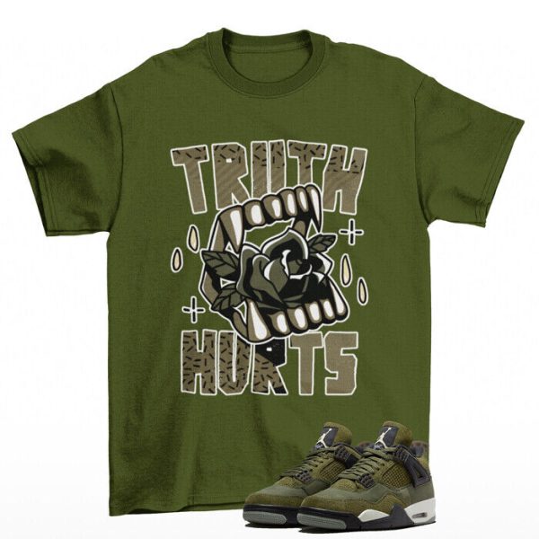 Truth Olive Shirt to Match Jordan 4 Craft Medium Olive Jezsport.com