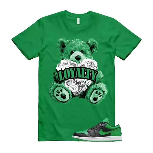 LYLTY T Shirt to match Air Jordan 1 Low Lucky Green Black White Jezsport.com