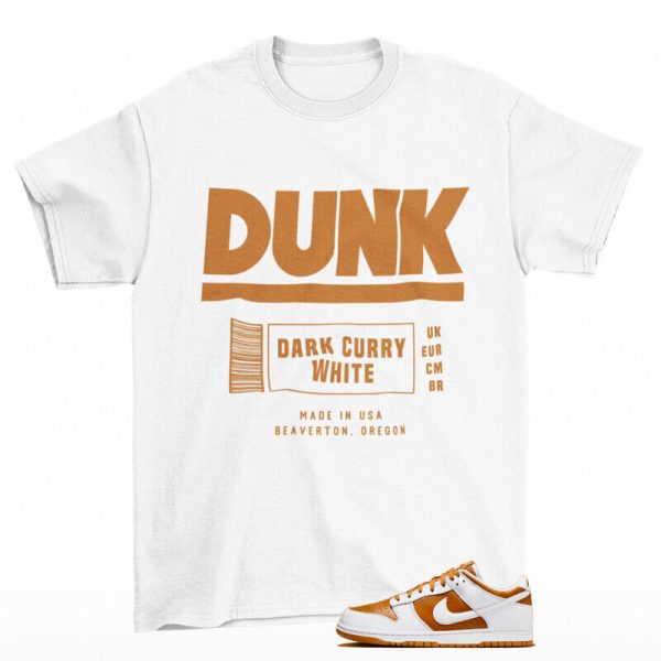 Sneaker Label Shirt to Match Dunk Low Reverse Curry Jezsport.com