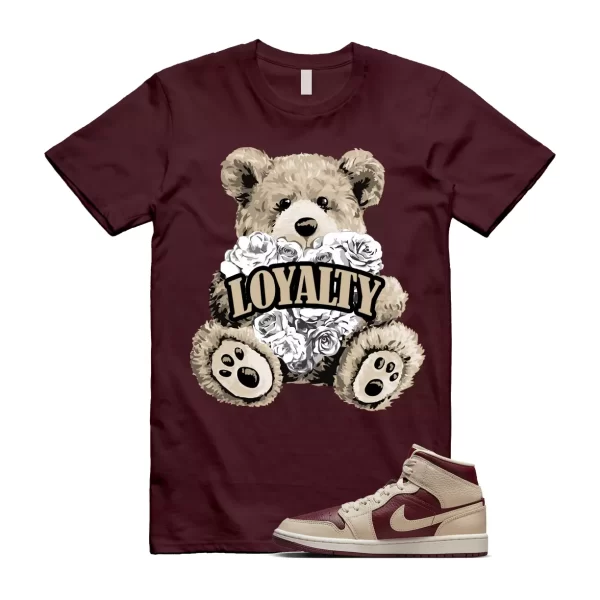 LYLTY T Shirt to match Air Jordan 1 Mid WMNS Split Beach Cherrywood Red Sail Jezsport.com