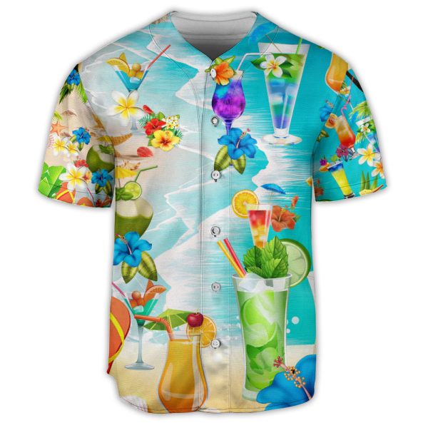 Cocktail Drink Cocktails And Say Aloha Baseball Jersey For Men and Women Jezsport.com