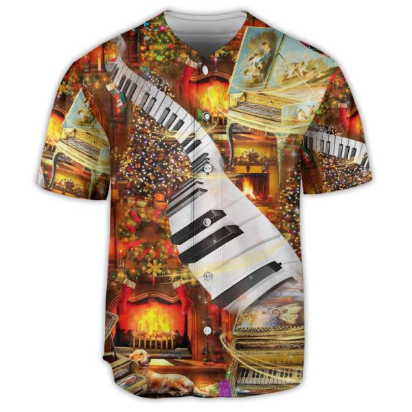 Piano Music All Day Long Music Lover Art Style Baseball Jersey For Men and Women Jezsport.com