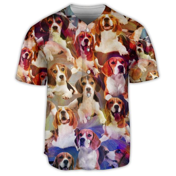 Dog Beagle Dog Cool Vintage Baseball Jersey For Men and Women Jezsport.com