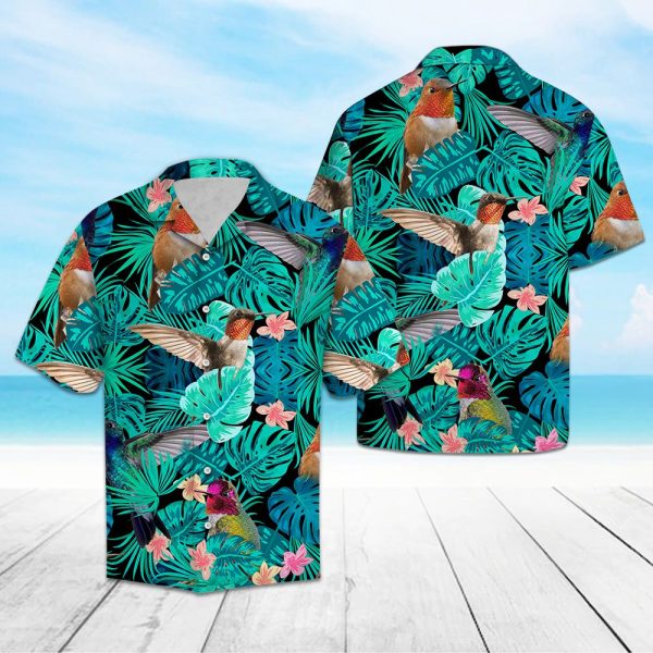 Tropical Hummingbird Hawaii Shirt Summer Shirt For Men and Women Jezsport.com