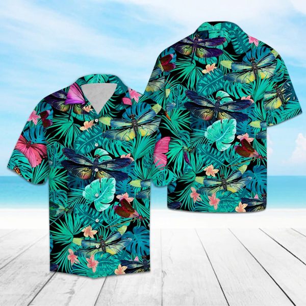 Tropical Dragonfly Hawaii Shirt Summer Shirt For Men and Women Jezsport.com