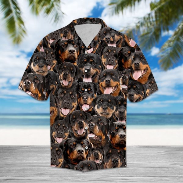 Rottweiler Awesome Hawaii Shirt Summer Shirt For Men and Women Jezsport.com