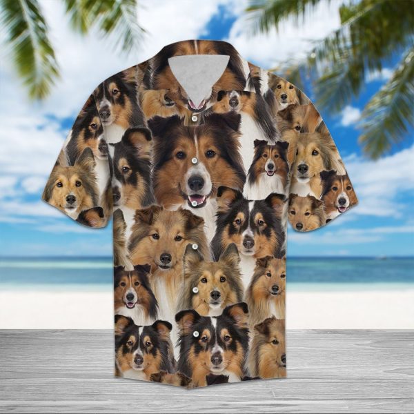 Shetland Sheepdog Awesome Hawaii Shirt Summer Shirt For Men and Women Jezsport.com