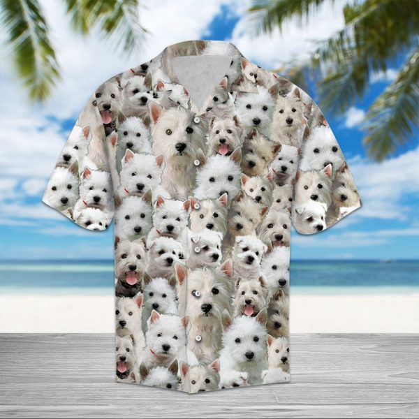 West Highland White Terrier Awesome Hawaii Shirt Summer Shirt For Men and Women Jezsport.com