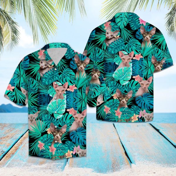 Tropical Sphynx Hawaii Shirt Summer Shirt For Men and Women Jezsport.com