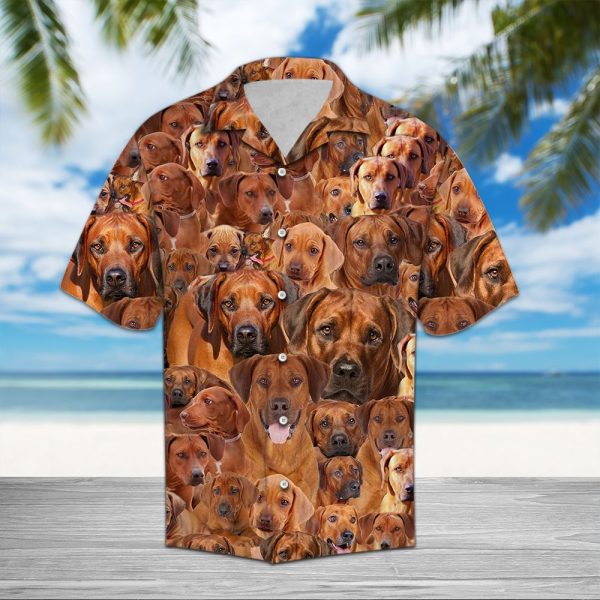 Rhodesian Ridgeback Awesome Hawaii Shirt Summer Shirt For Men and Women Jezsport.com