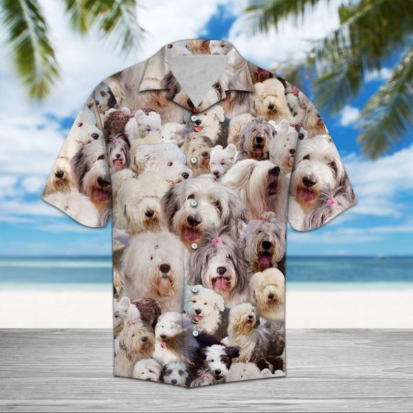 Old English Sheepdog Awesome Hawaii Shirt, Summer Shirt For Men and Women Jezsport.com