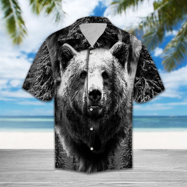 Wild Bear Hawaii Shirt Summer Shirt For Men and Women Jezsport.com